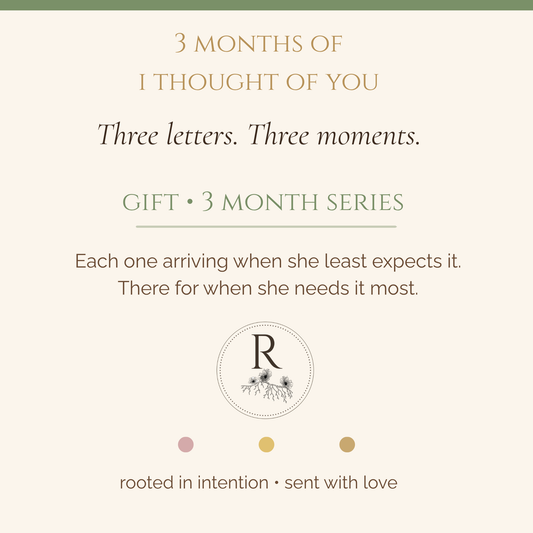 Gift- 3 Month Letter Series